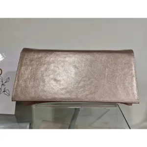 Bioeco Beige Pearl / Clutch bag to match 3942 Sandals B002-2244 metal