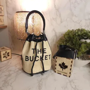 Black Bucket Bag