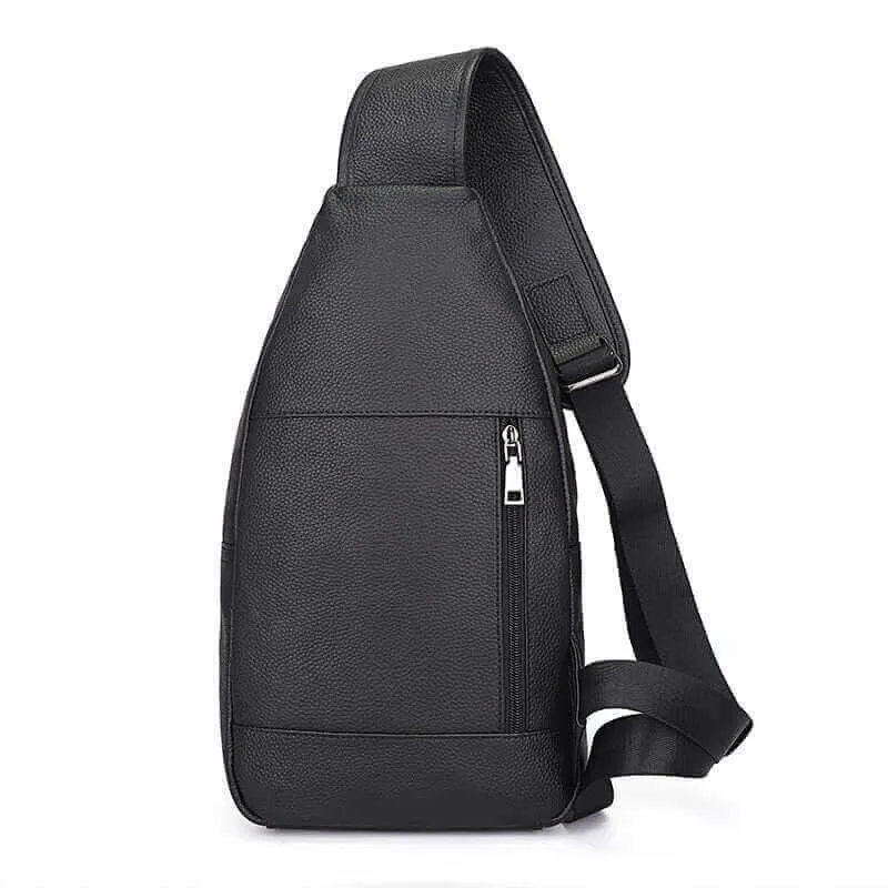 Black Leather Crossbody Sling Bag NZ | Stylish & Functional