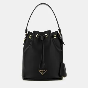 Black Leather Re-edition 1978 Bucket Bag