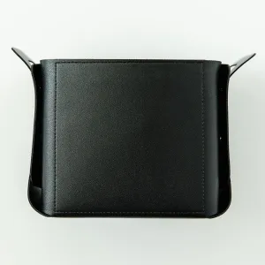 Black Leather Tote Blank
