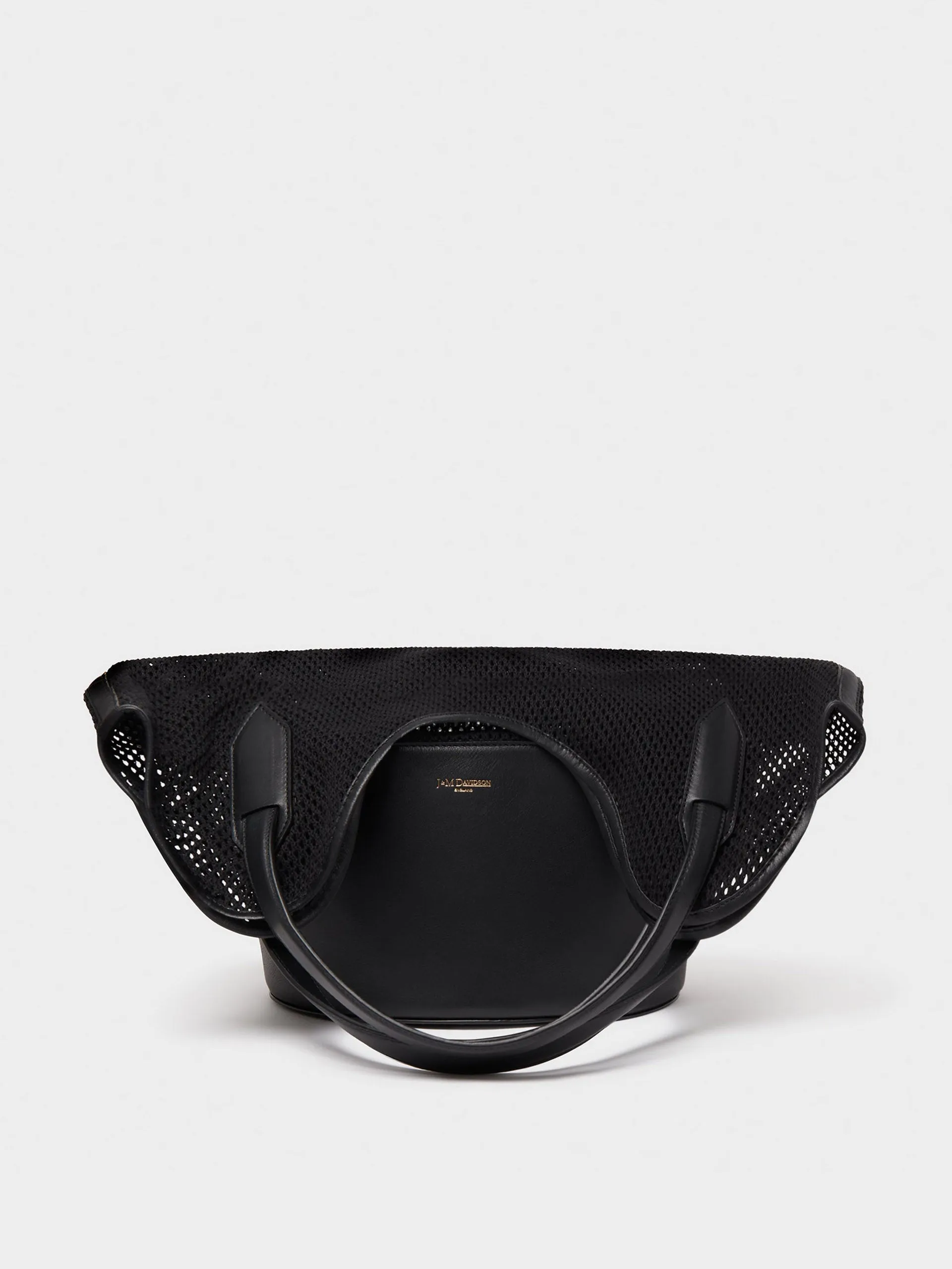 Black Mesh Ray bucket bag