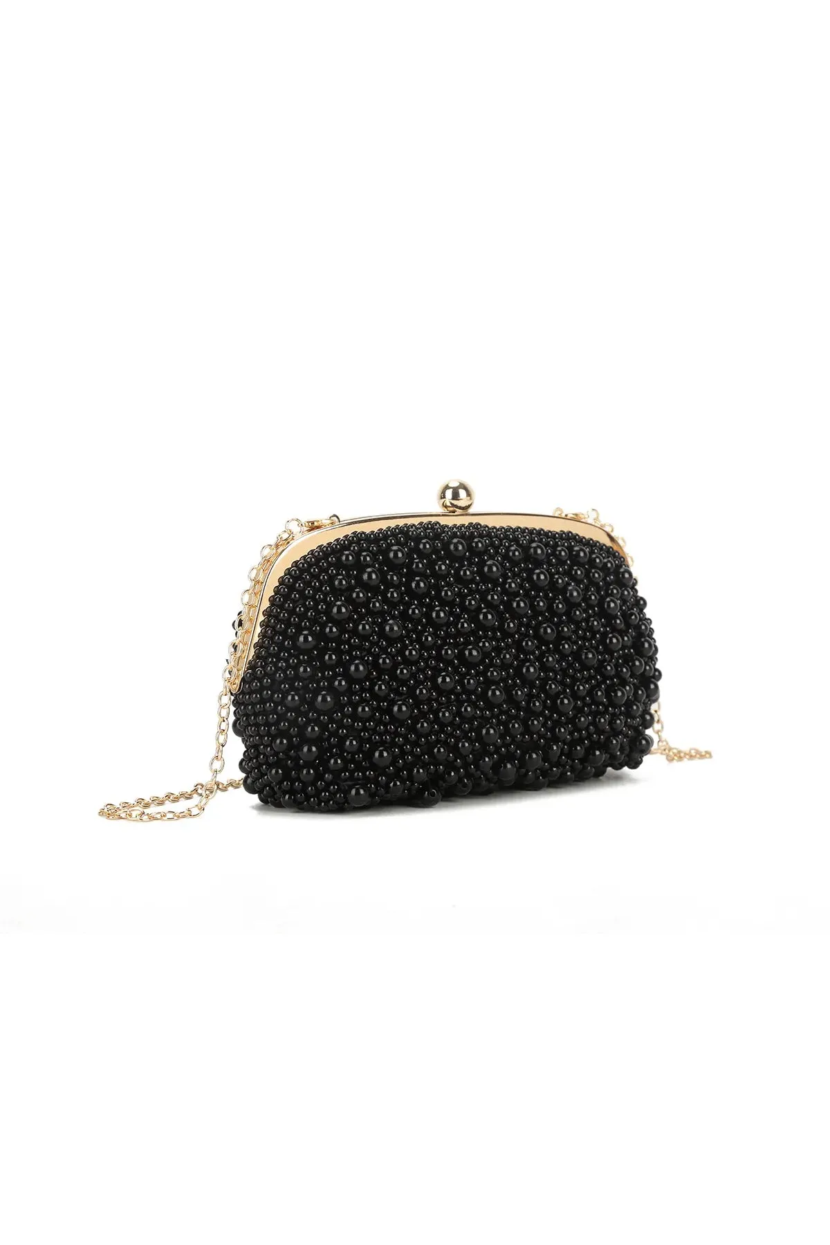 Black Pearl Clutch Bag
