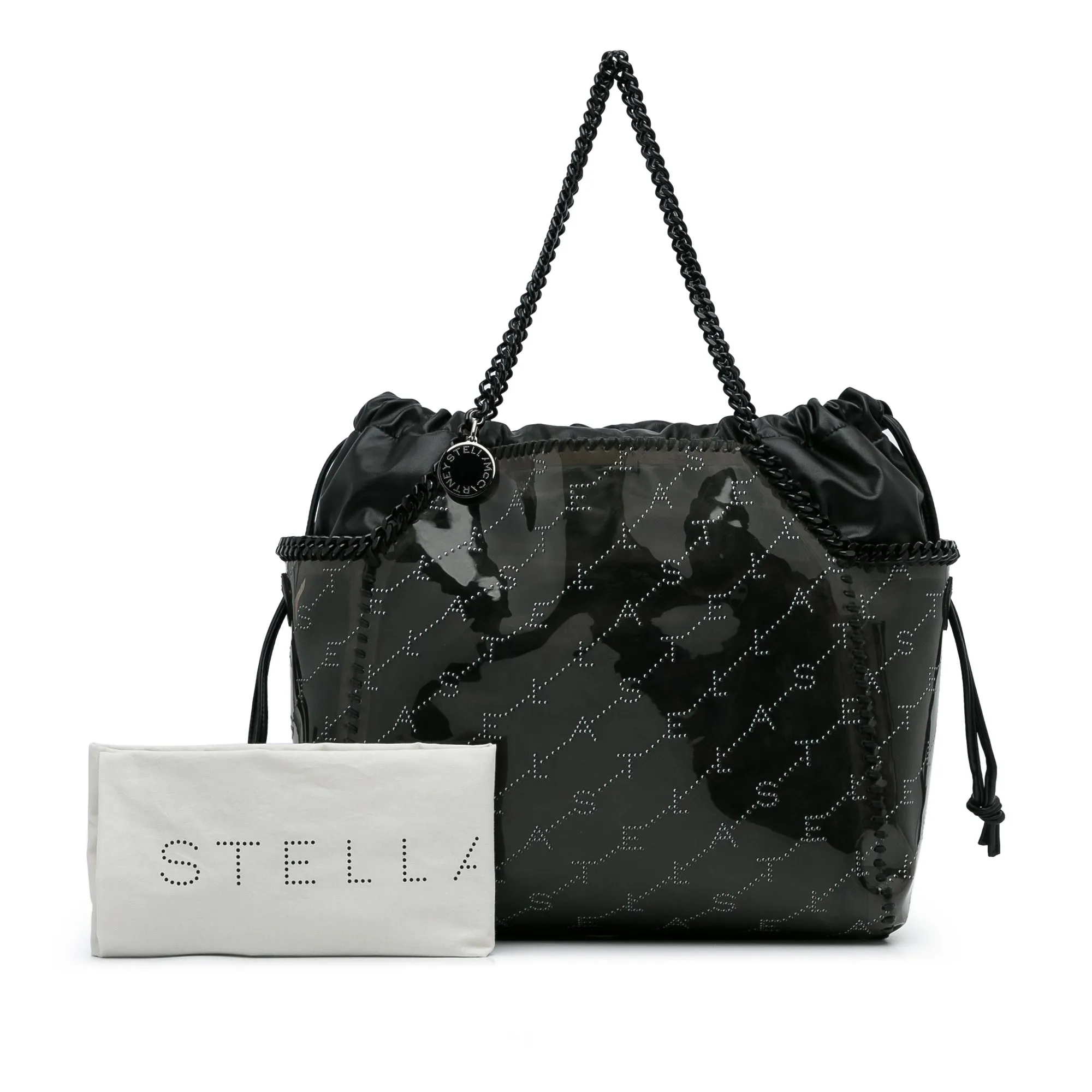 Black Stella McCartney Falabella PVC Tote