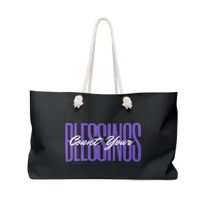 Blessings Weekender Bag in Black