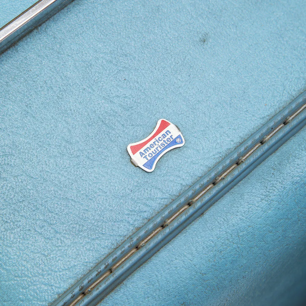 Blue American Tourister Luggage Set