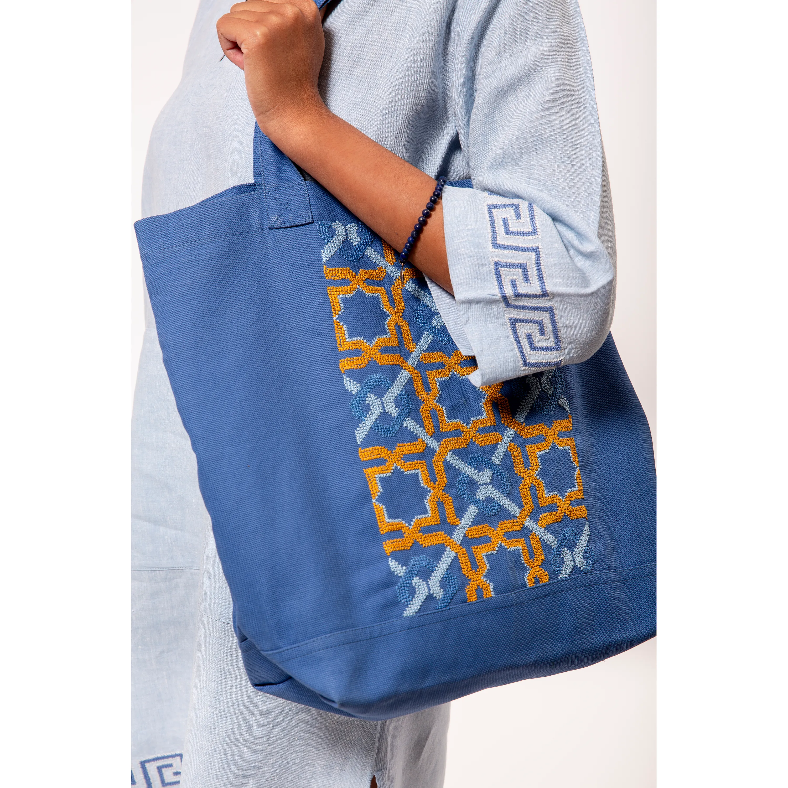 BLUE CANVAS BAG SDG#12
