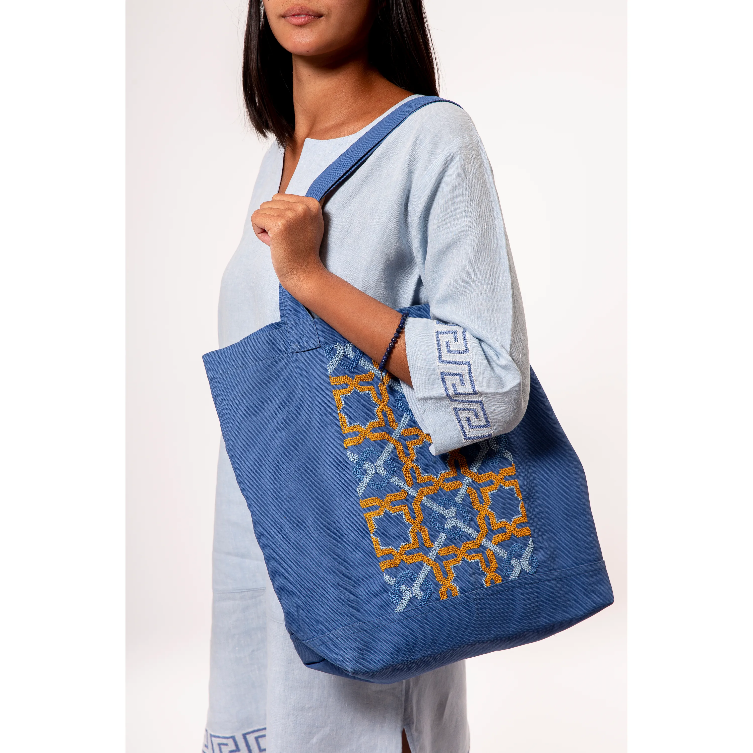 BLUE CANVAS BAG SDG#12