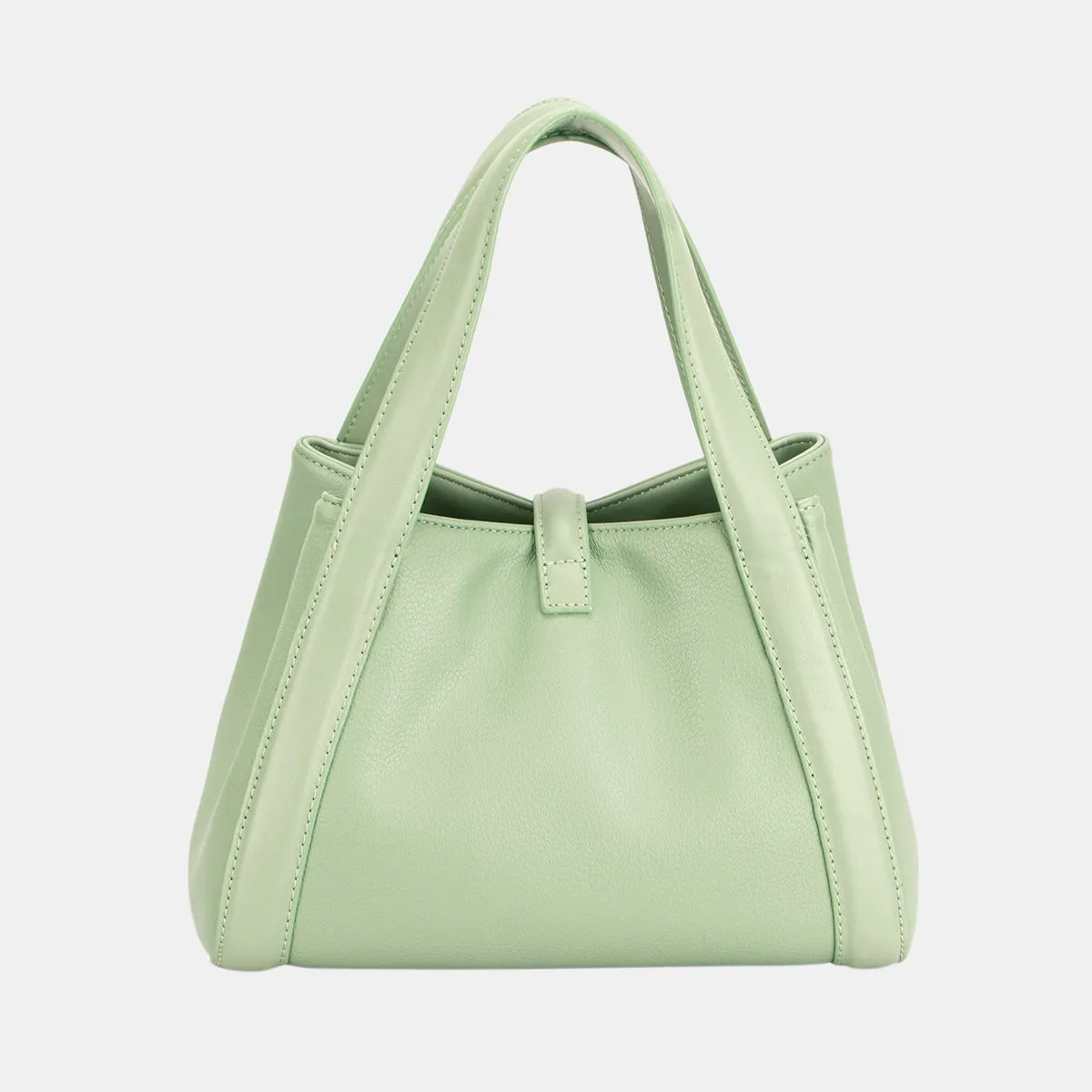 Blue Zone Planet |  David Jones PU Leather Bucket Bag