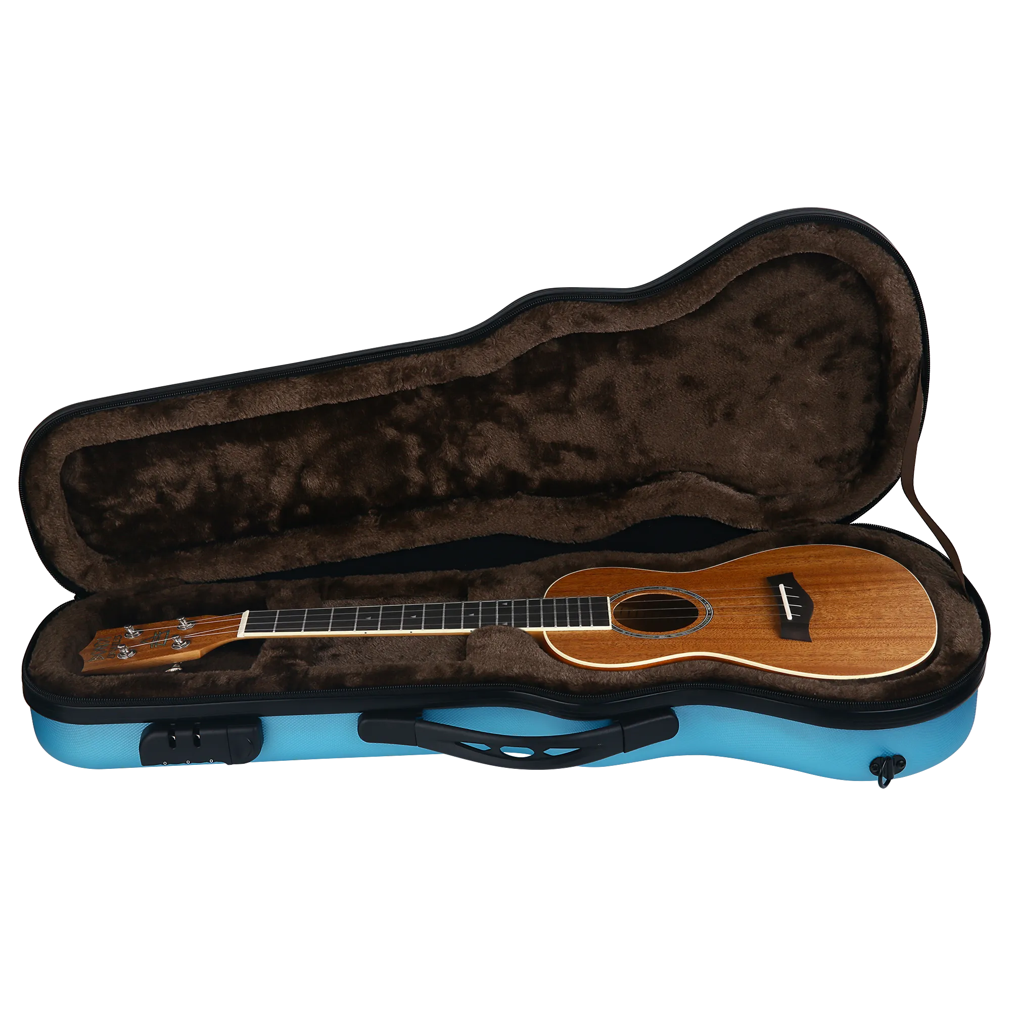 Bondi Shock-Rock Concert Ukulele Hard Case - Blue
