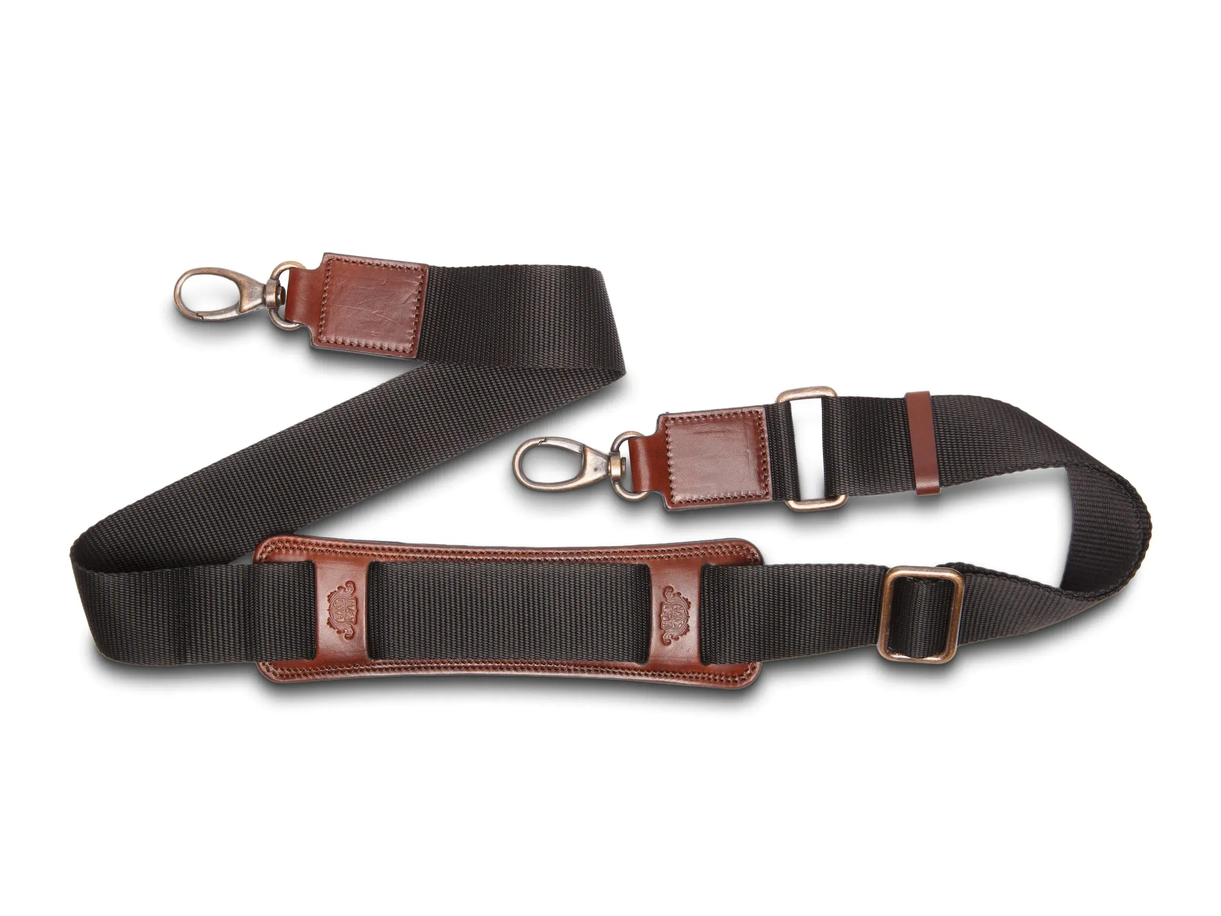 BOSCA 1911 DOLCE ITALIA MESSENGER - DARK BROWN