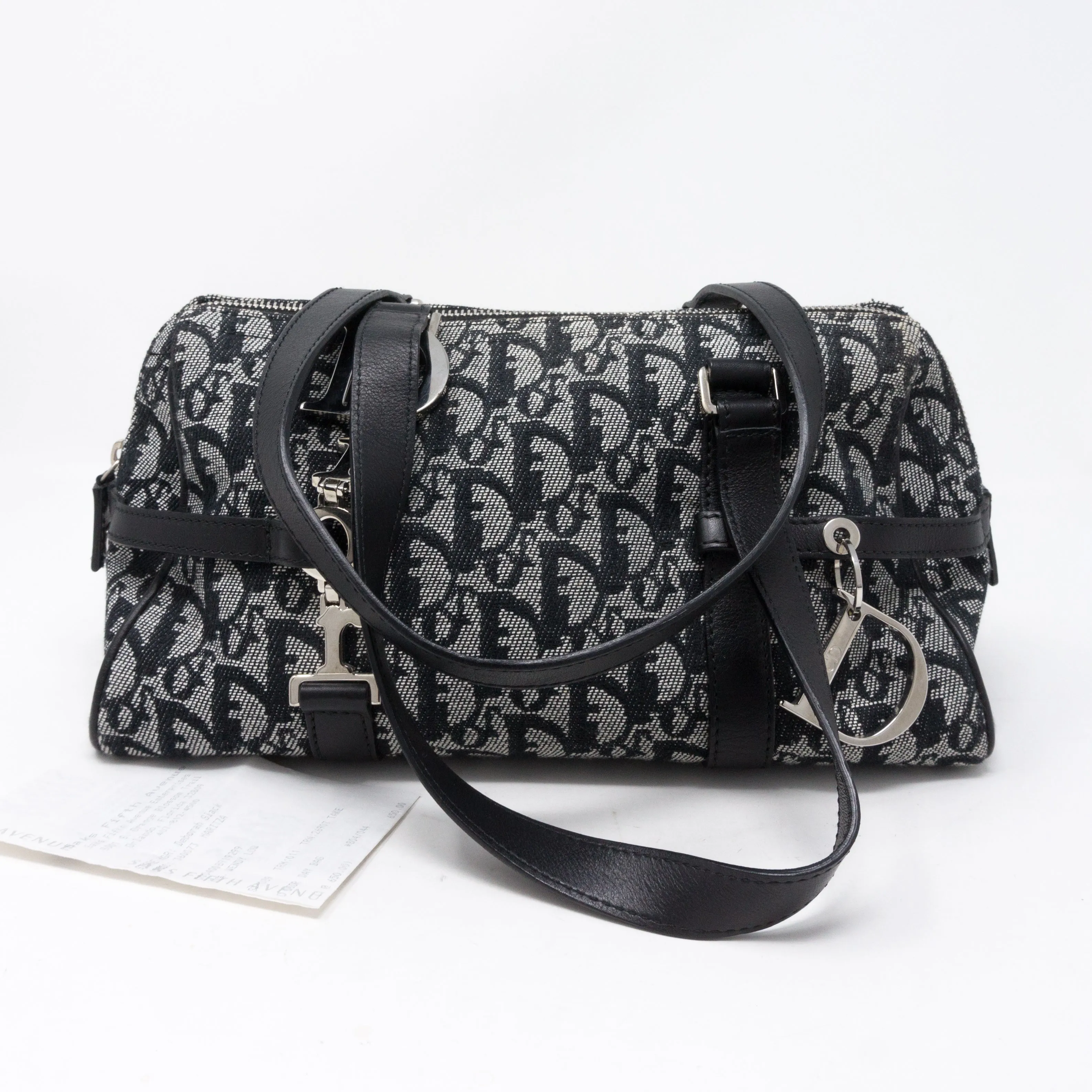 Boston Bag Trendy Inspired Dior Oblique Canvas