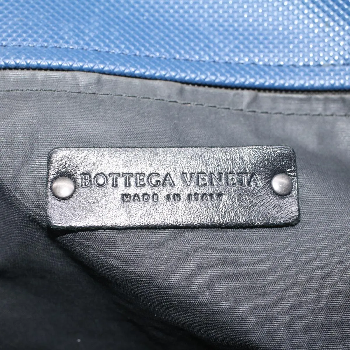 BOTTEGAVENETA Tote Bag PVC Leather Navy Auth ep1815