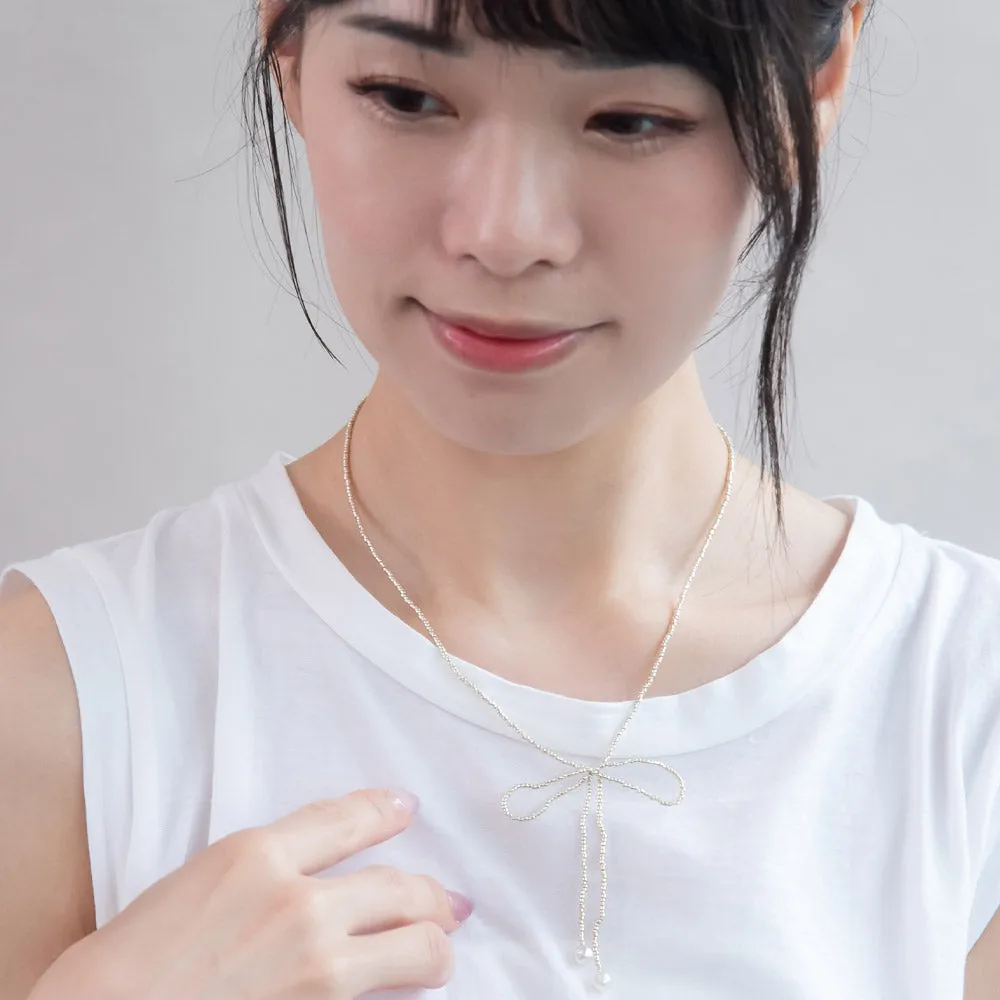 Bowknot Bead Necklace