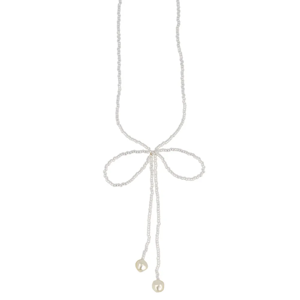Bowknot Bead Necklace
