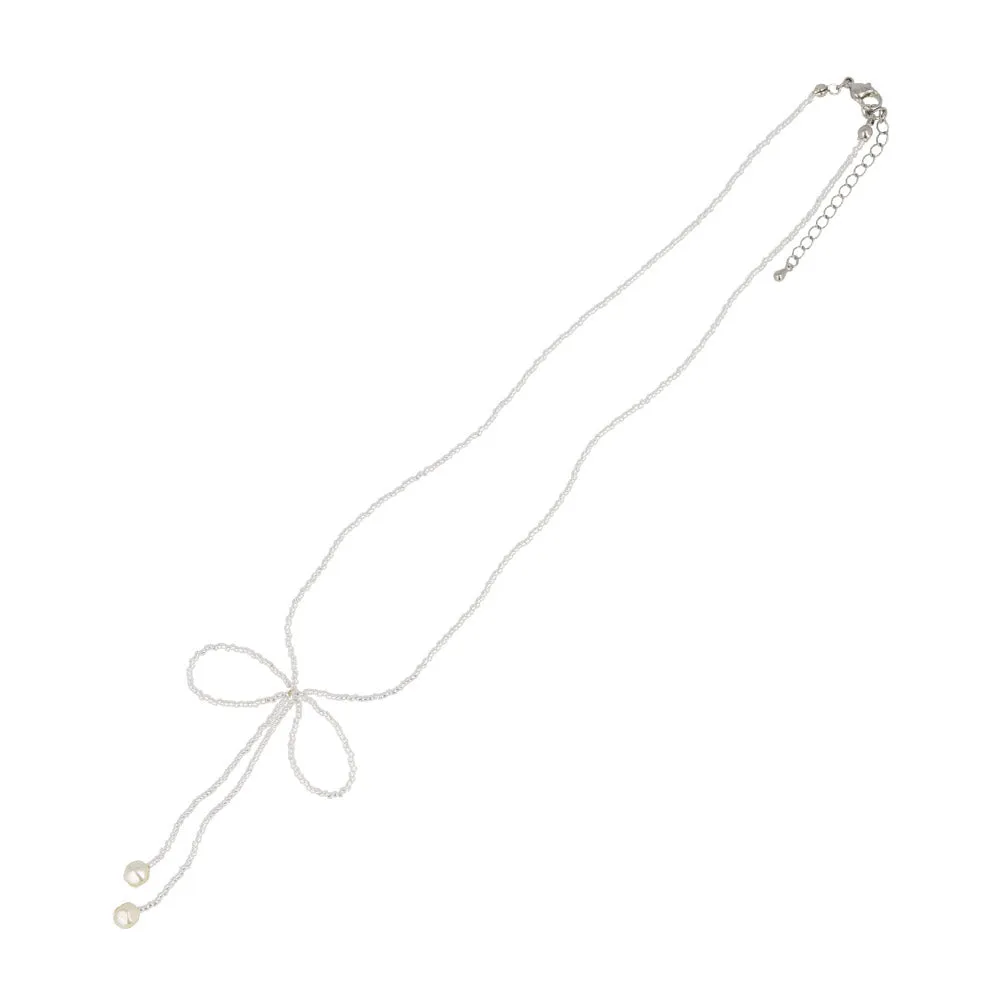 Bowknot Bead Necklace