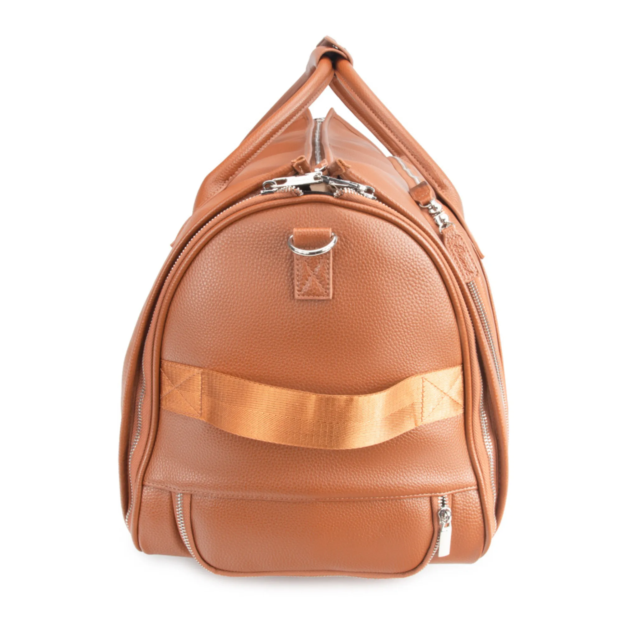 Brett 2-in-1 Garment & Duffel Roller Bag in Chestnut