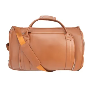 Brett 2-in-1 Garment & Duffel Roller Bag in Chestnut