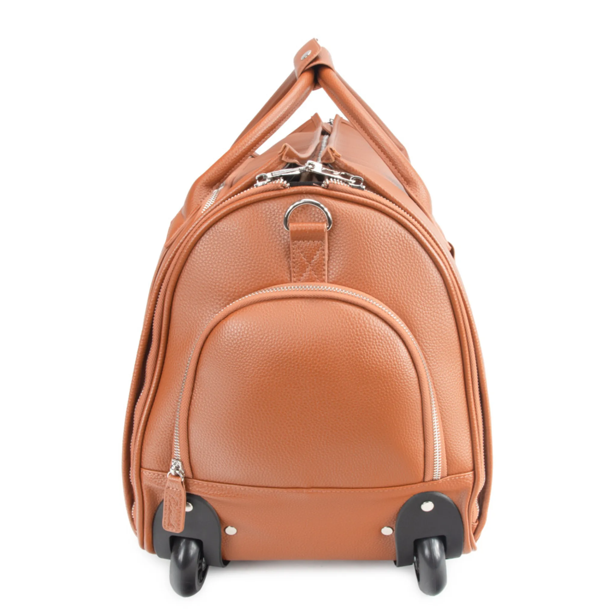 Brett 2-in-1 Garment & Duffel Roller Bag in Chestnut