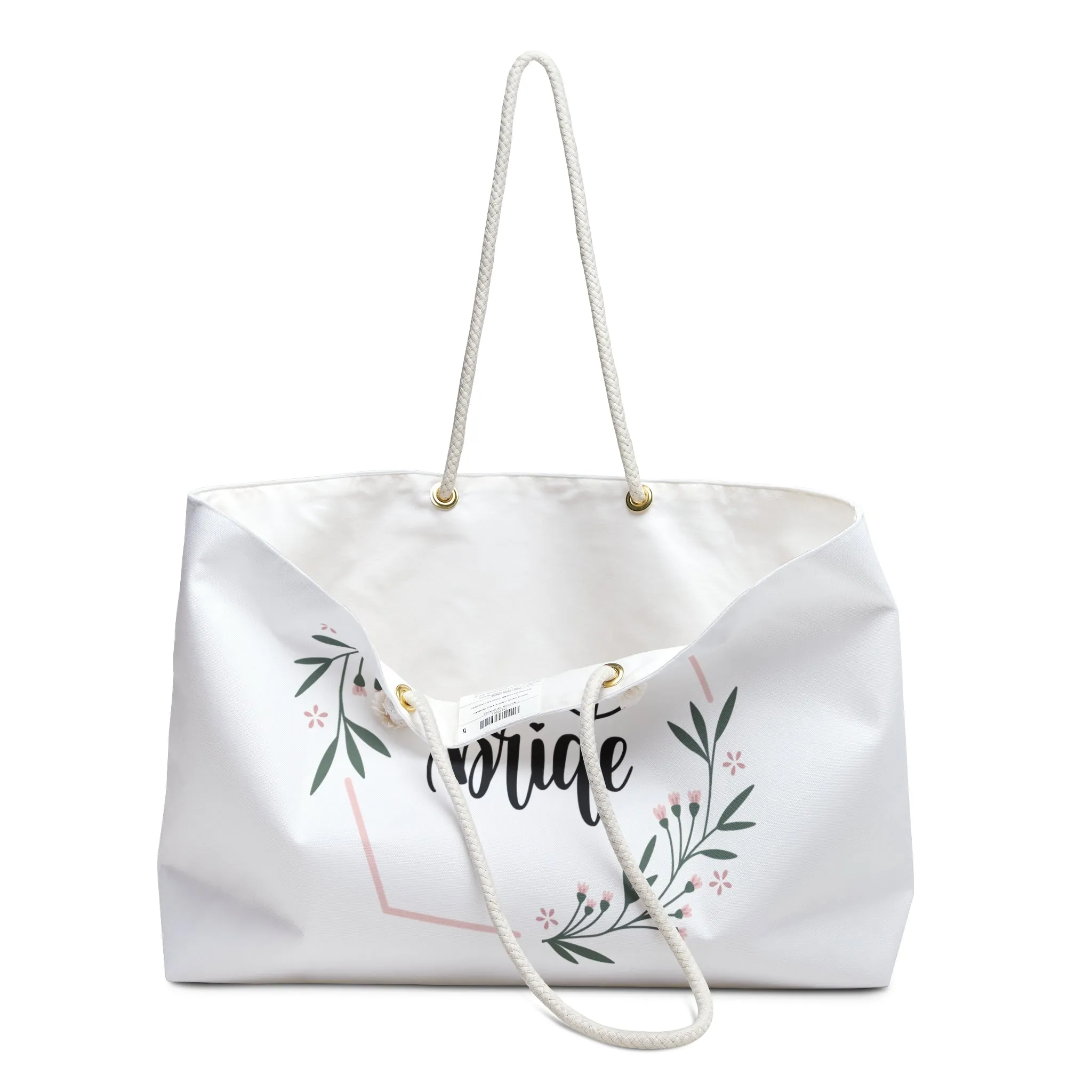 Bride Wedding Oversized Tote Bag