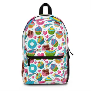 Bright Cupcake Durable Waterproof Backpack