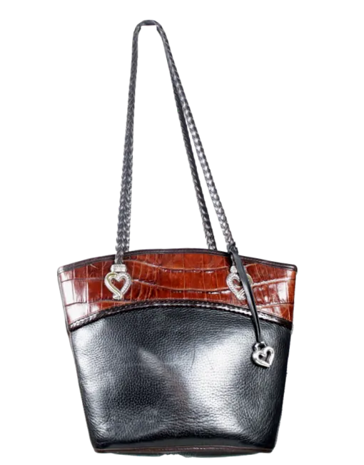 BRIGHTON Vintage Leather Bucket Bag