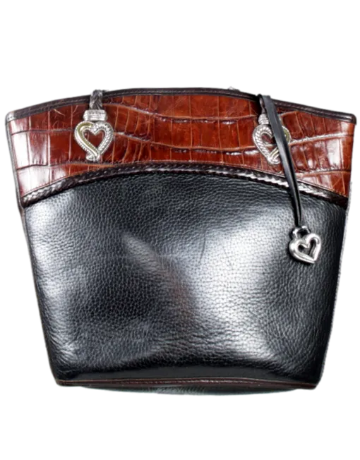 BRIGHTON Vintage Leather Bucket Bag