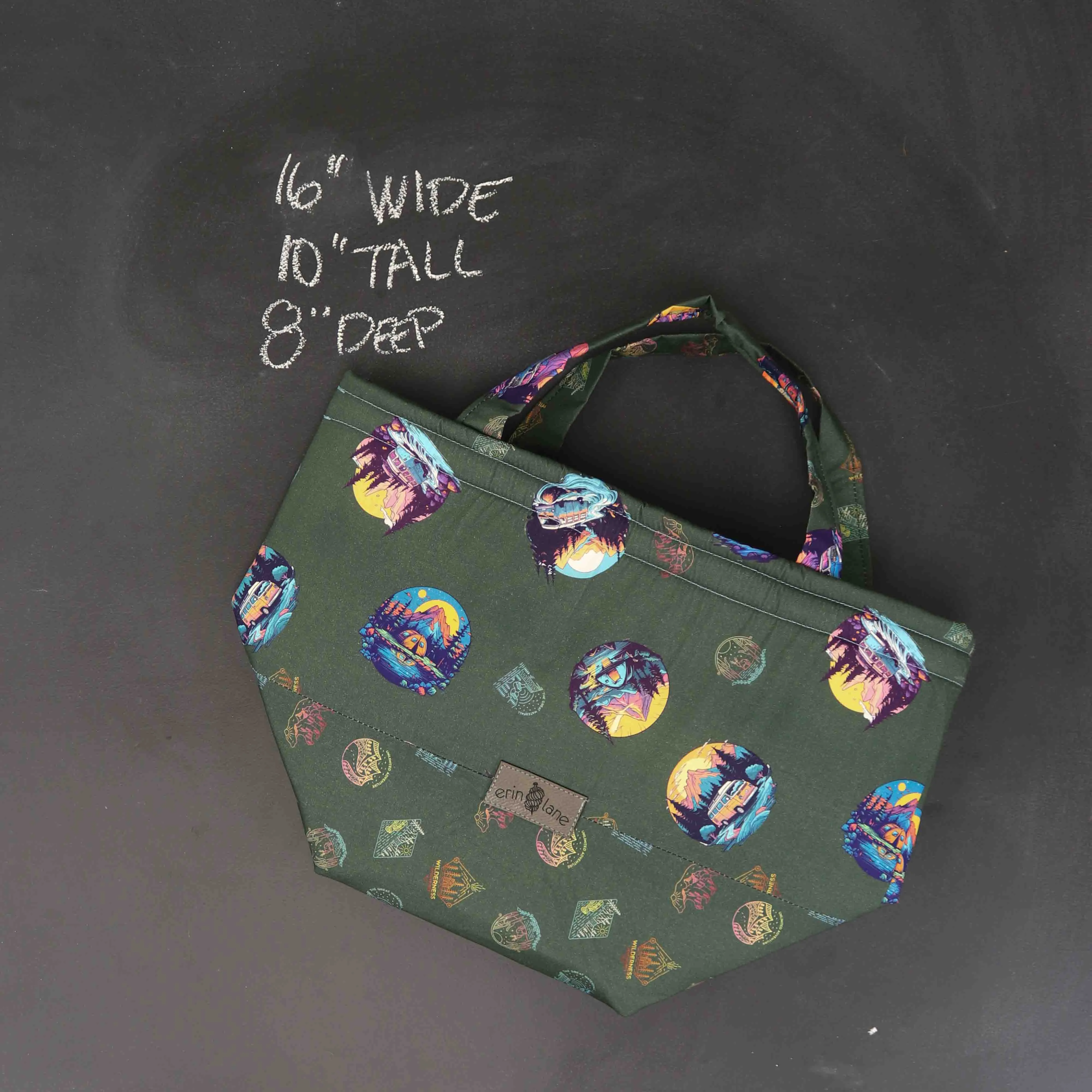 Bucket Tote Bag in Into the Wild