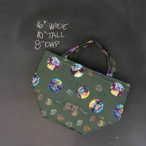 Bucket Tote Bag in Into the Wild