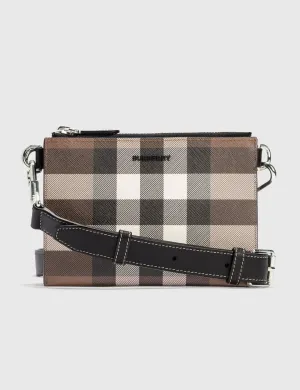 BURBERRY BENJI CHECK CROSSBODY BAG