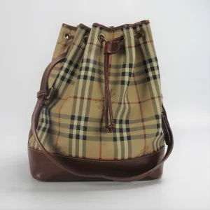 Burberry Drawstring Bucket Bag