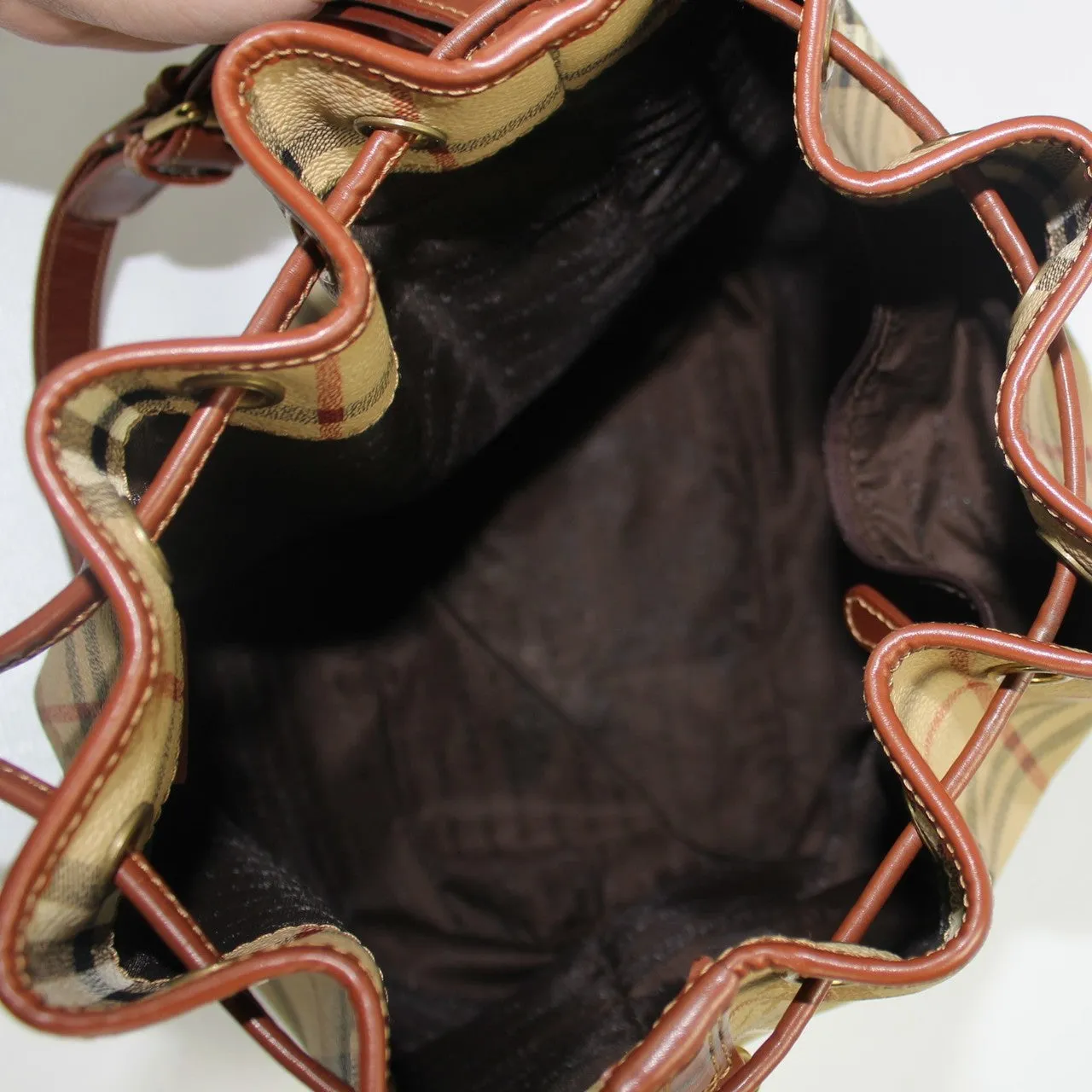 Burberry Drawstring Bucket Bag