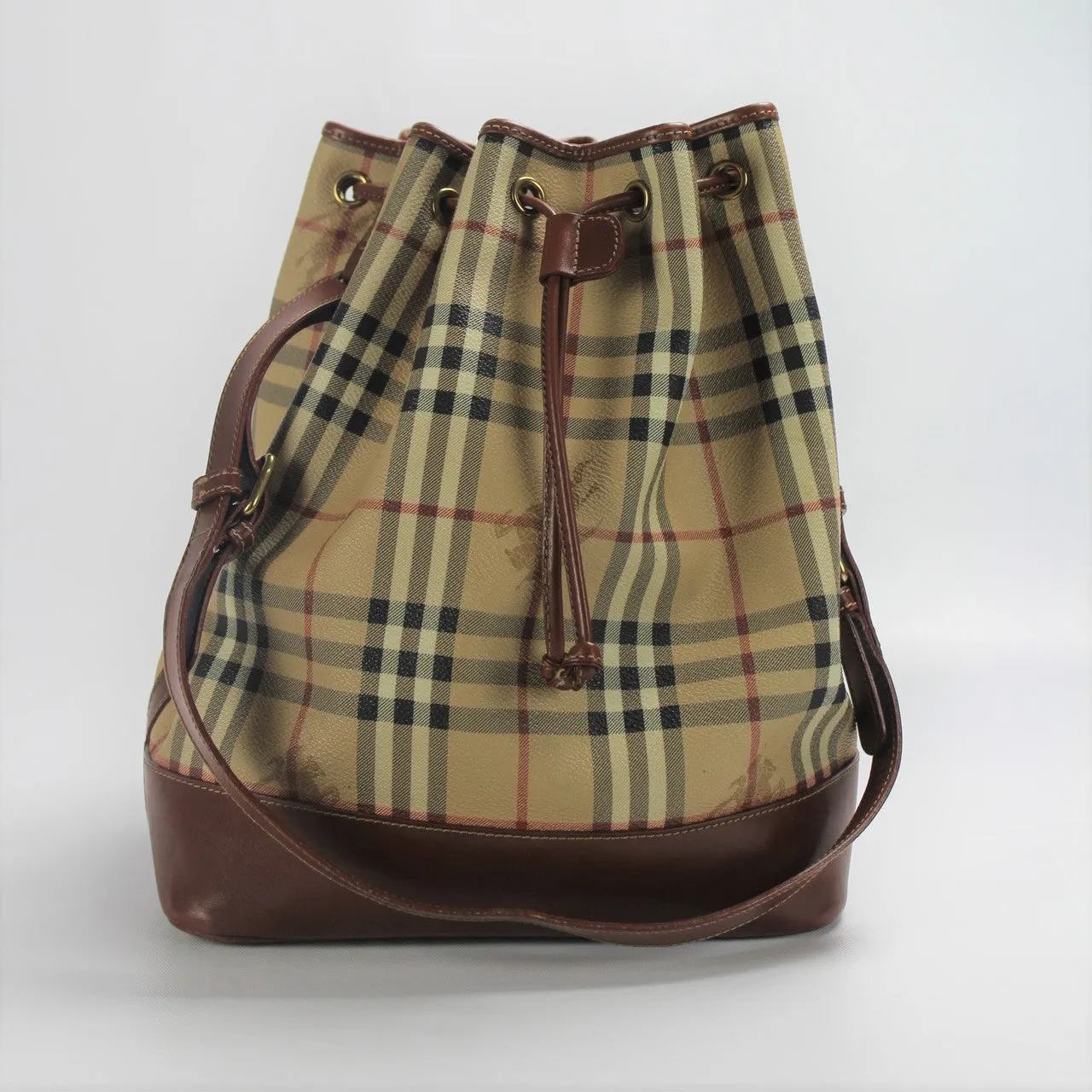 Burberry Drawstring Bucket Bag