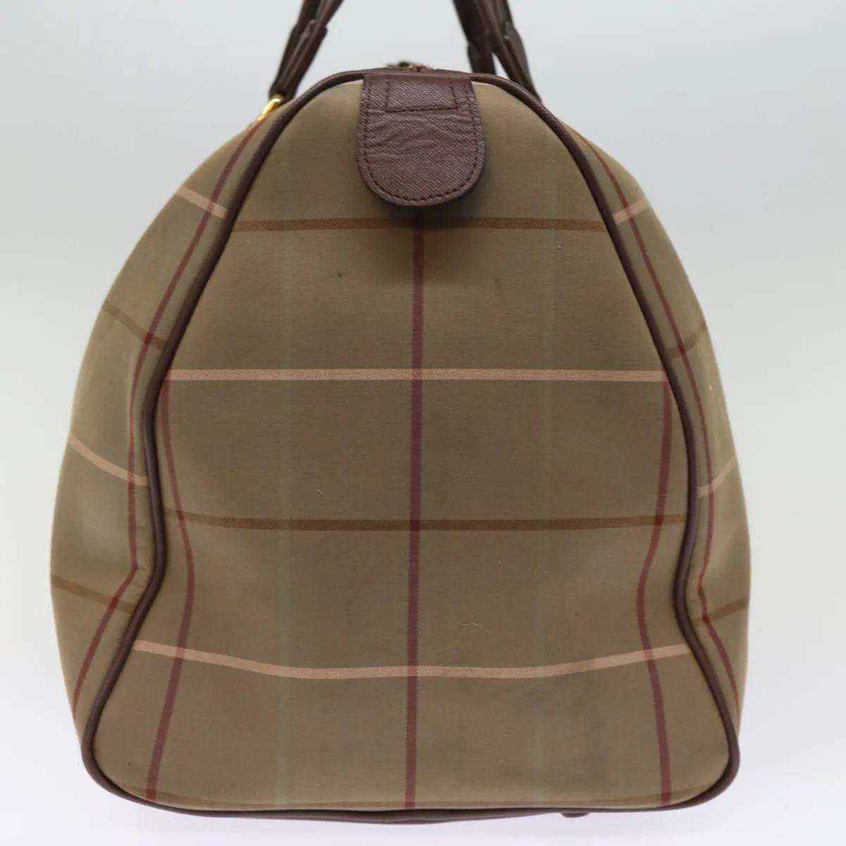 BURBERRYSs Nova Check Boston Bag Canvas Beige  bs14513