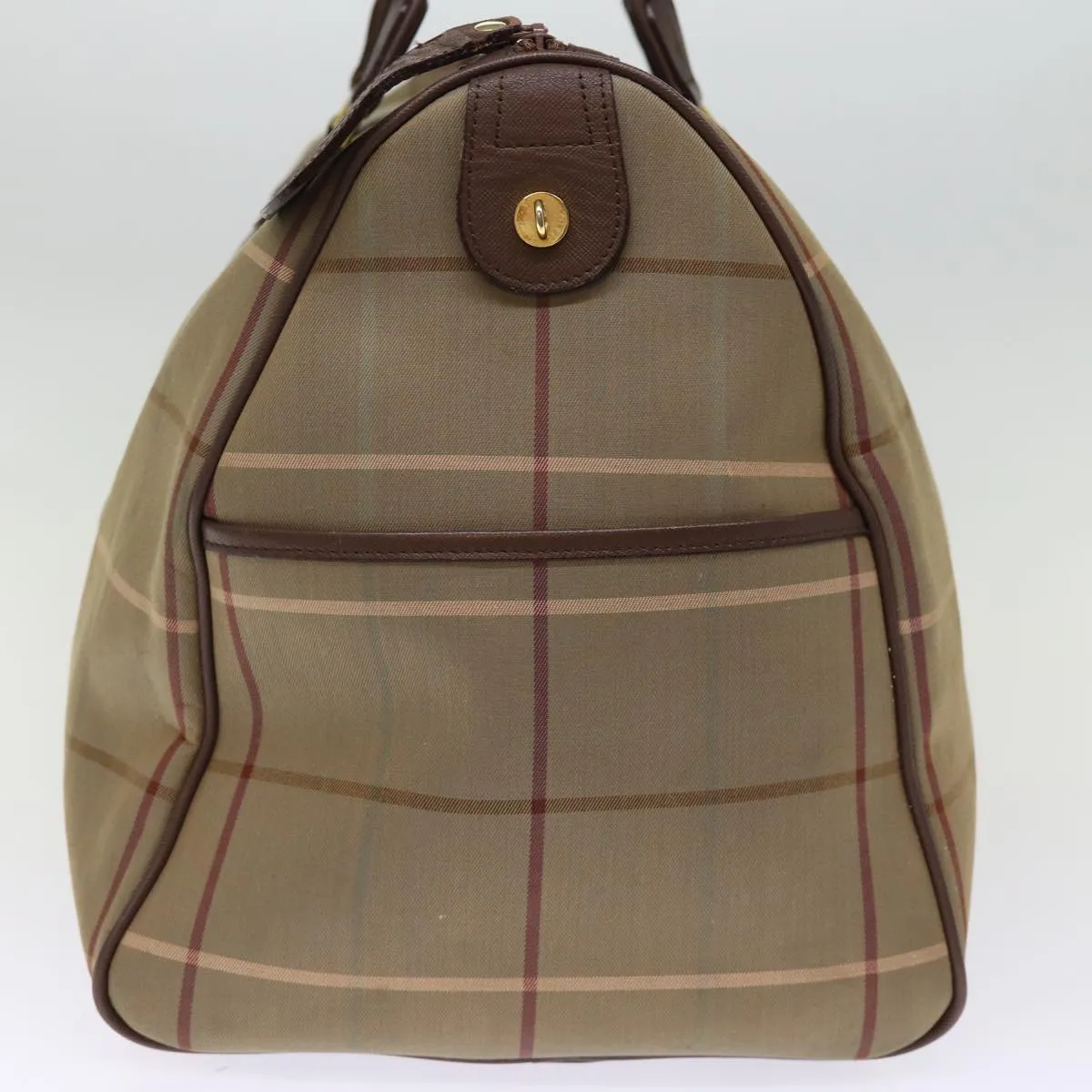 BURBERRYSs Nova Check Boston Bag Canvas Beige  bs14513
