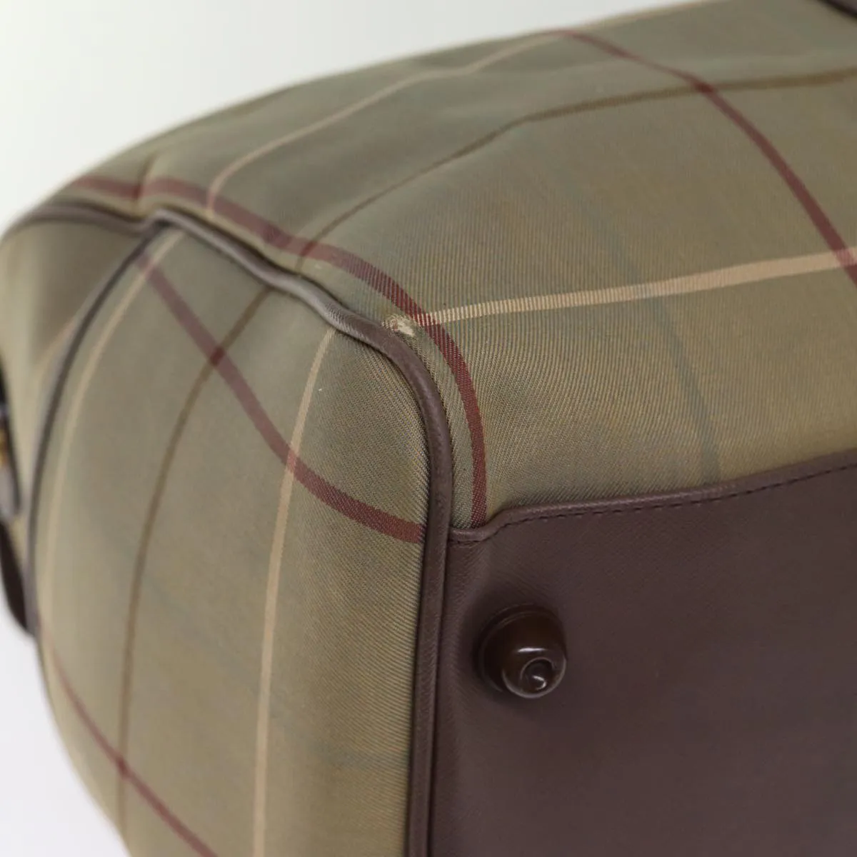 BURBERRYSs Nova Check Boston Bag Canvas Beige  bs14513