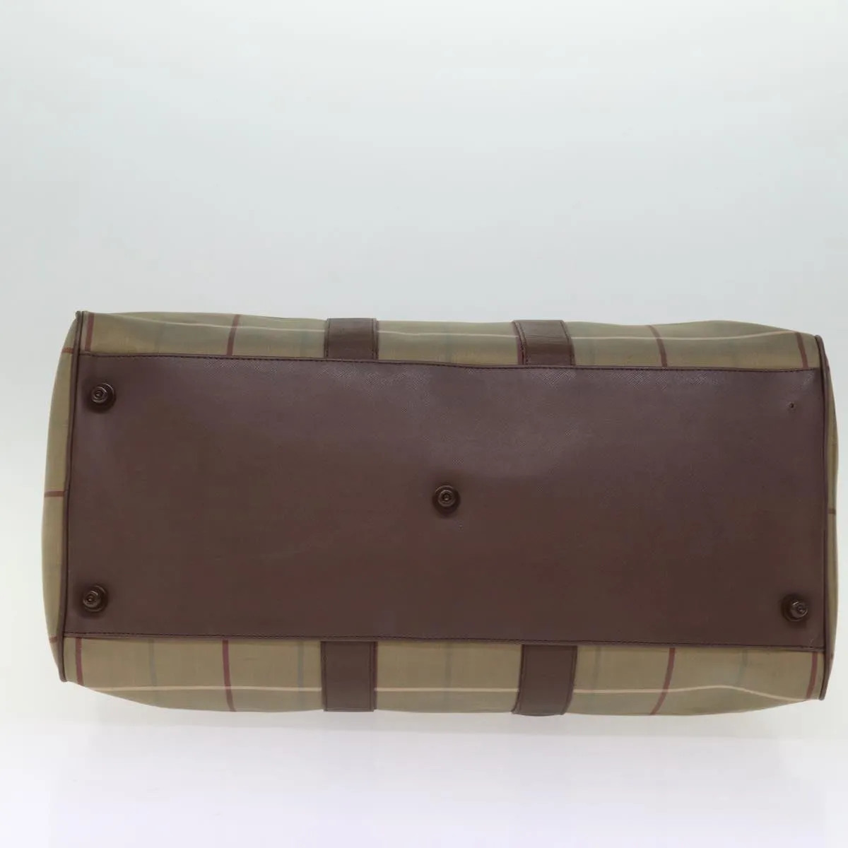 BURBERRYSs Nova Check Boston Bag Canvas Beige  bs14513