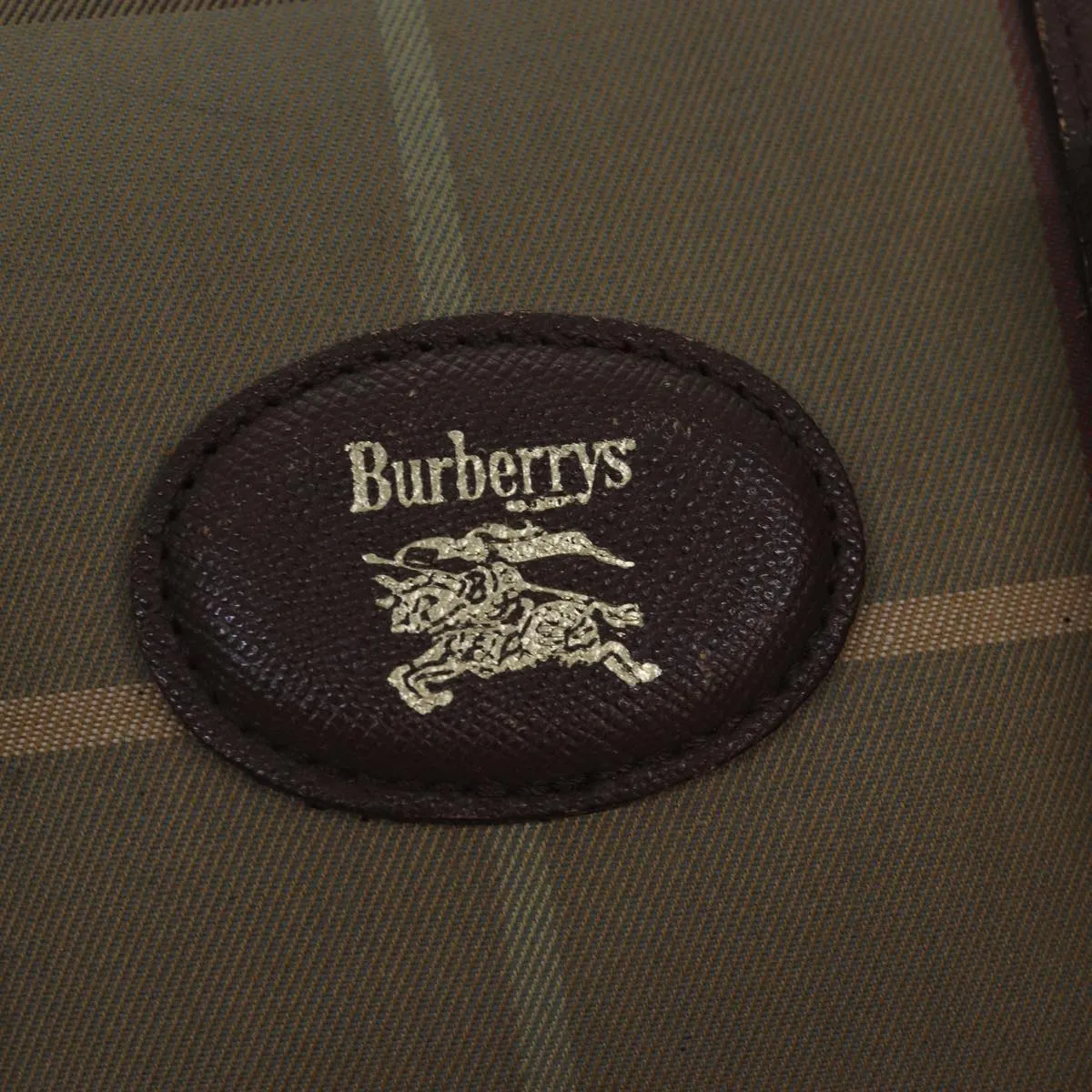 BURBERRYSs Nova Check Boston Bag Canvas Beige  bs15037