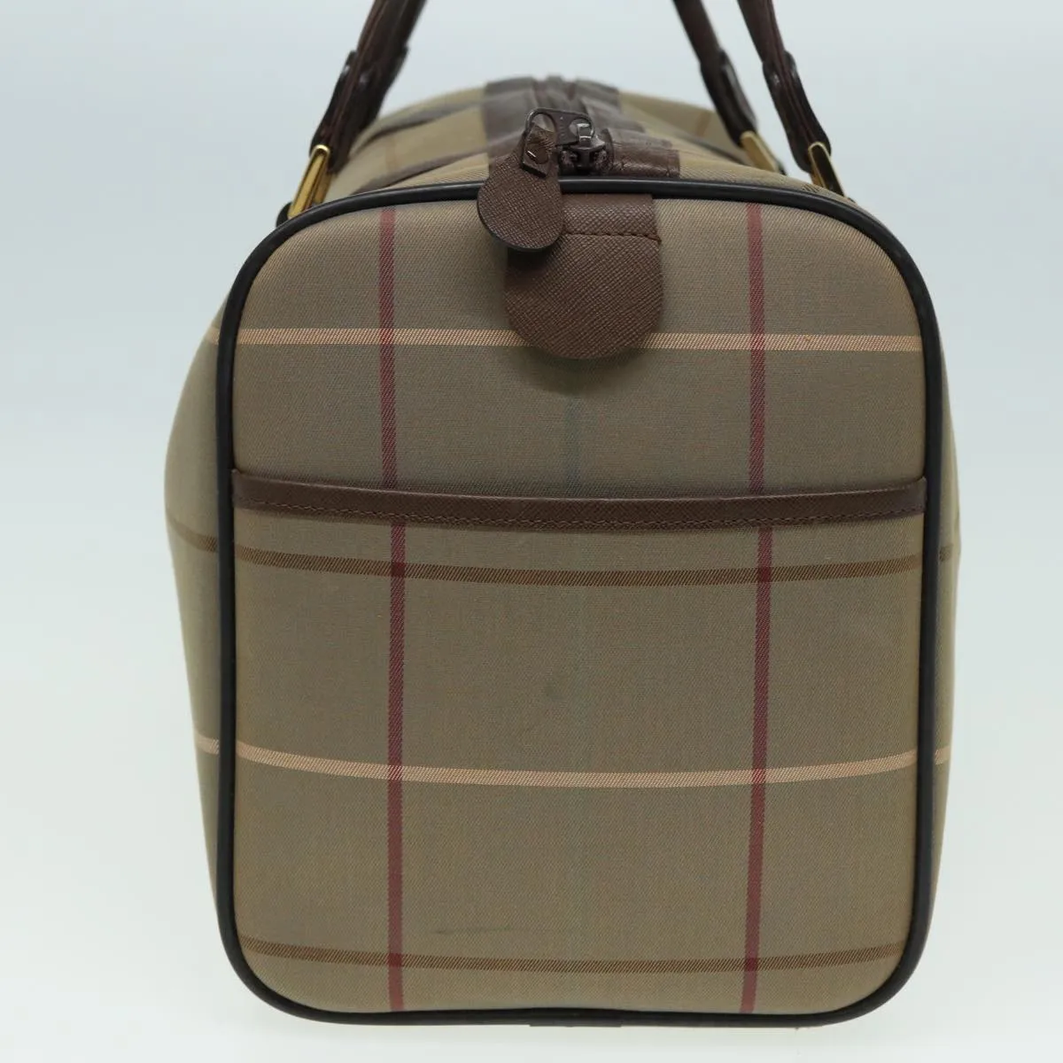 BURBERRYSs Nova Check Boston Bag Canvas Brown  th5134