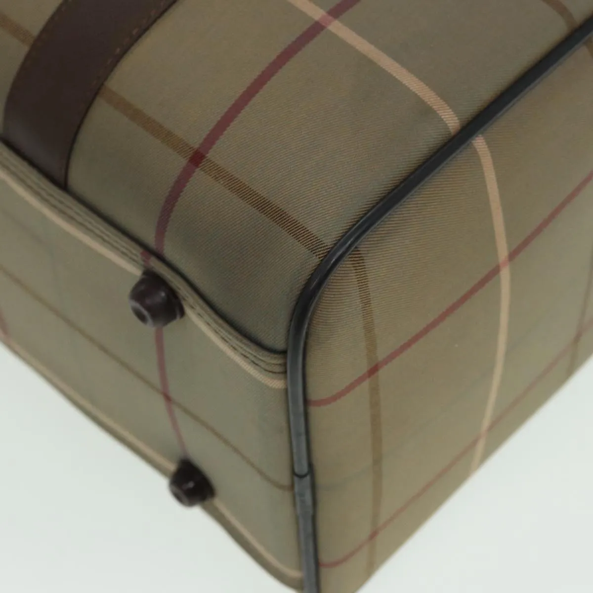 BURBERRYSs Nova Check Boston Bag Canvas Brown  th5134
