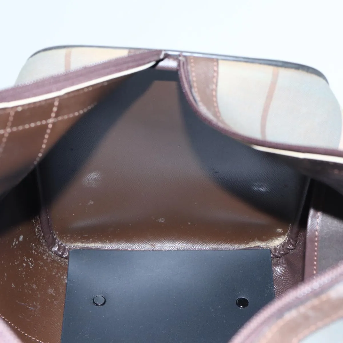 BURBERRYSs Nova Check Boston Bag Canvas Brown  th5134