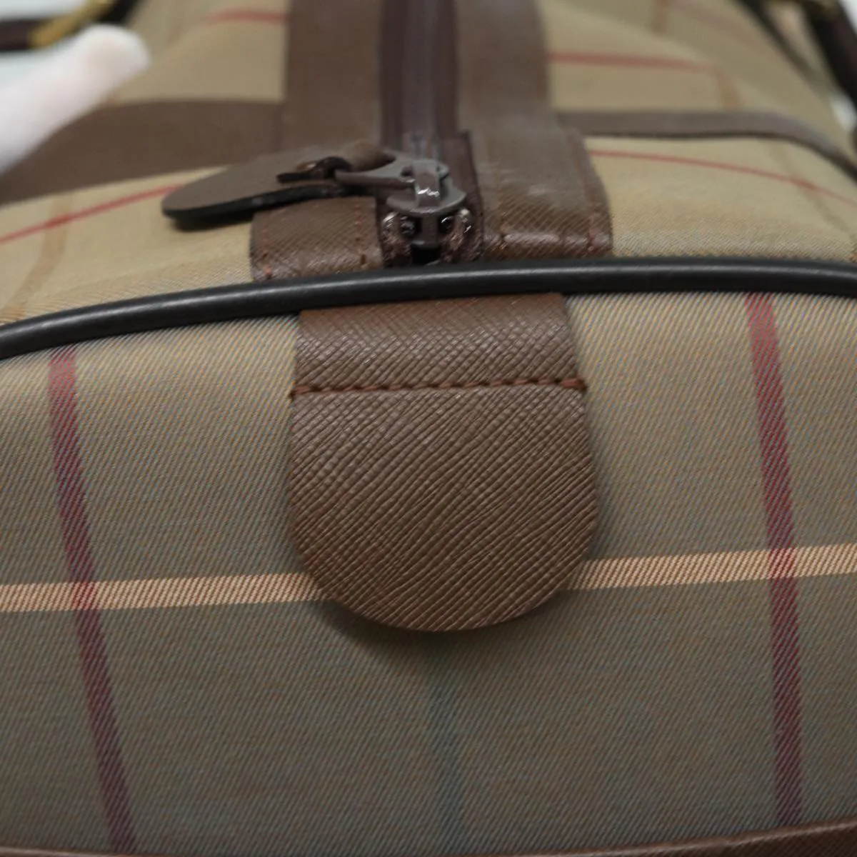 BURBERRYSs Nova Check Boston Bag Canvas Brown  th5134