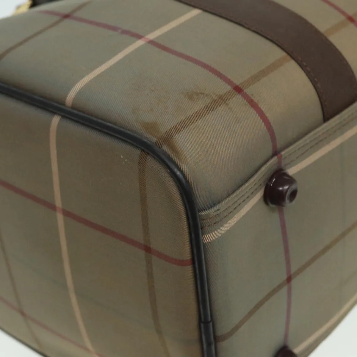 BURBERRYSs Nova Check Boston Bag Canvas Brown  th5134