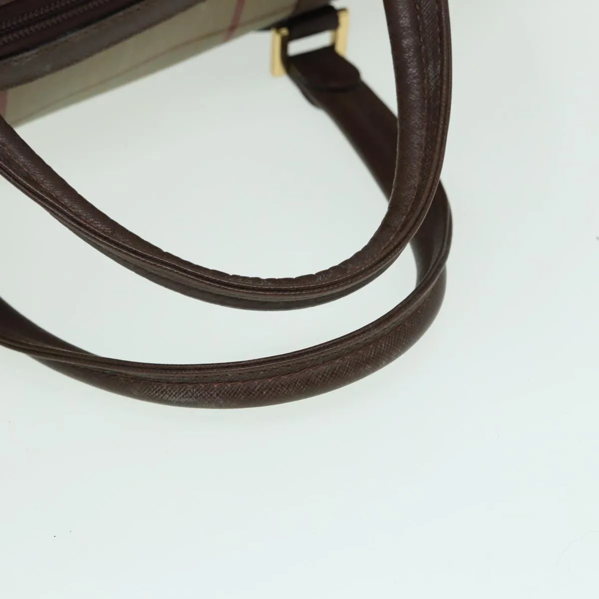 BURBERRYSs Nova Check Boston Bag Canvas Brown  th5134