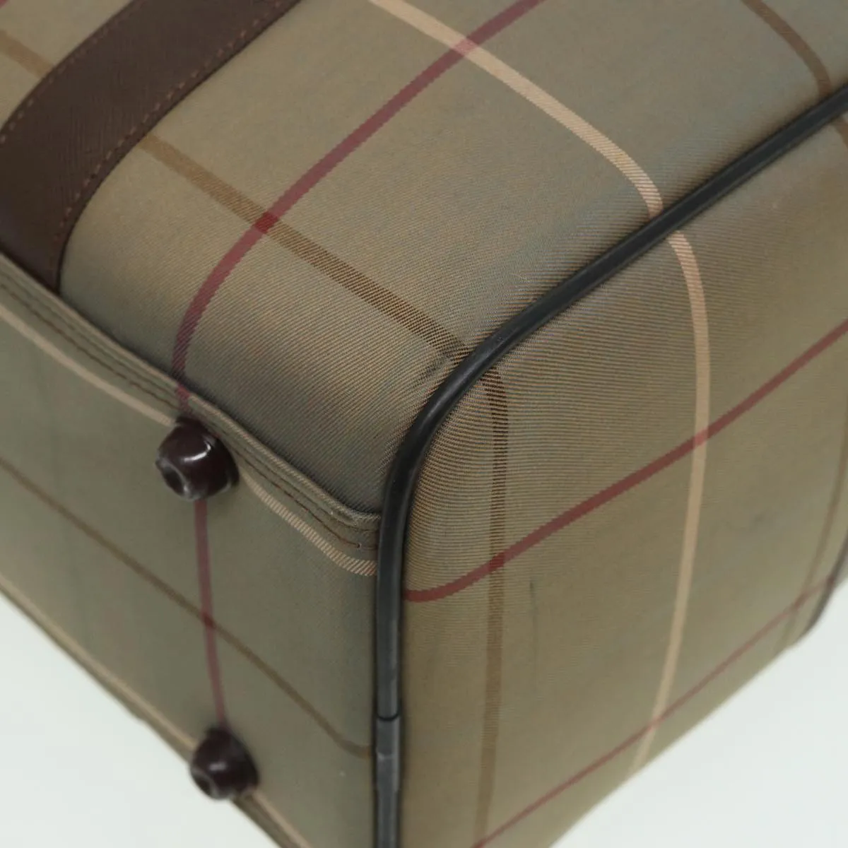 BURBERRYSs Nova Check Boston Bag Canvas Brown  th5134