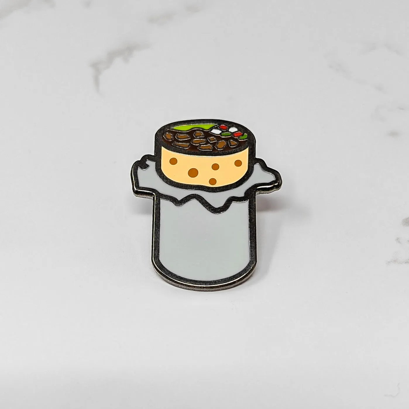 Burrito Enamel Pin