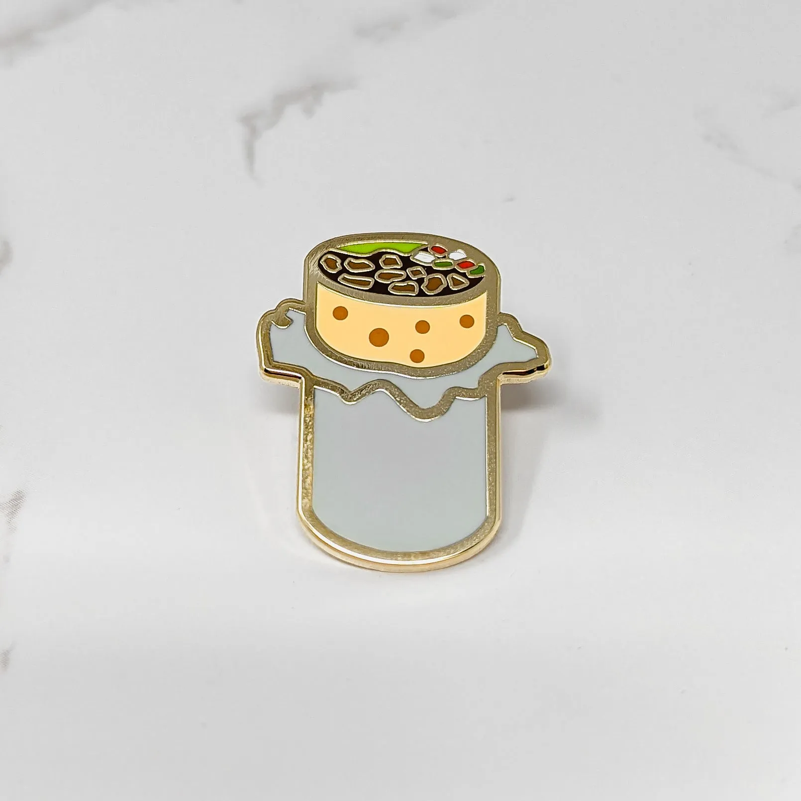 Burrito Enamel Pin