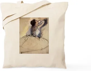 CafePress The Dancer By Edgar Degas Tote Bag Natural Canvas Tote Bag, Reusable Shopping Bag