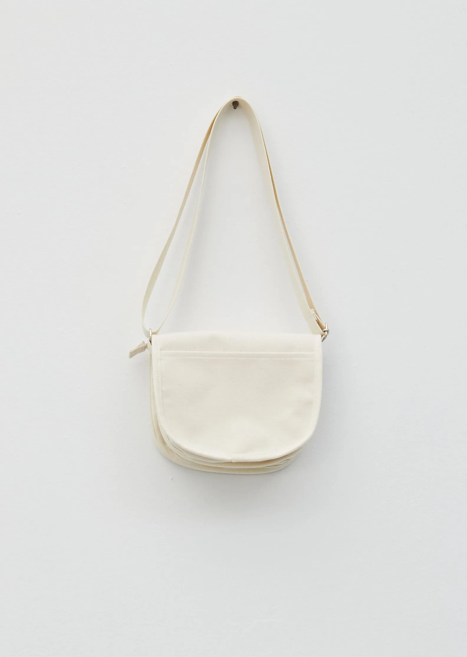 Canvas Crossbody Bag — Ecru