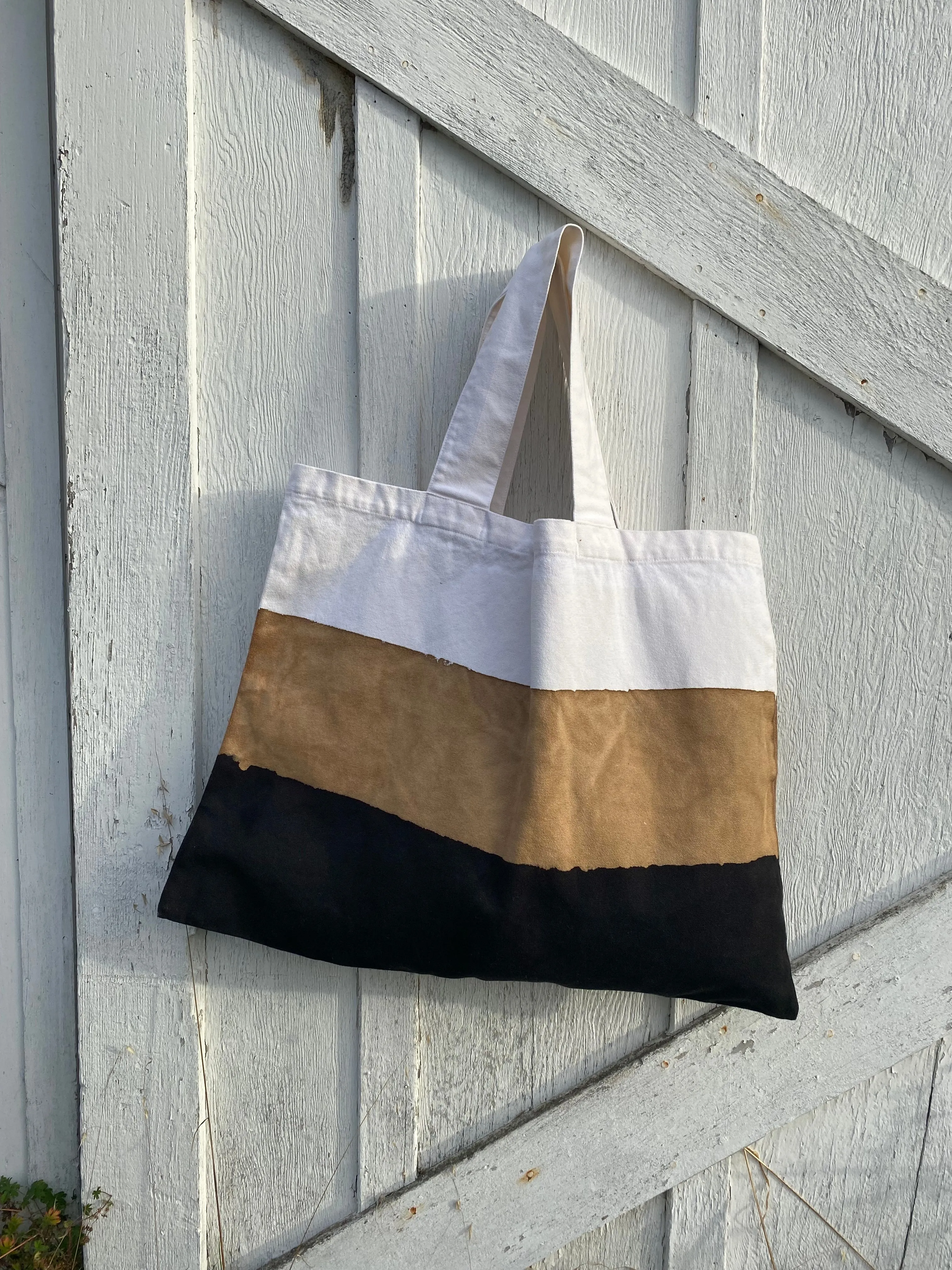 Canvas Tote Bag by Gilda Midani - Hand Dyed'